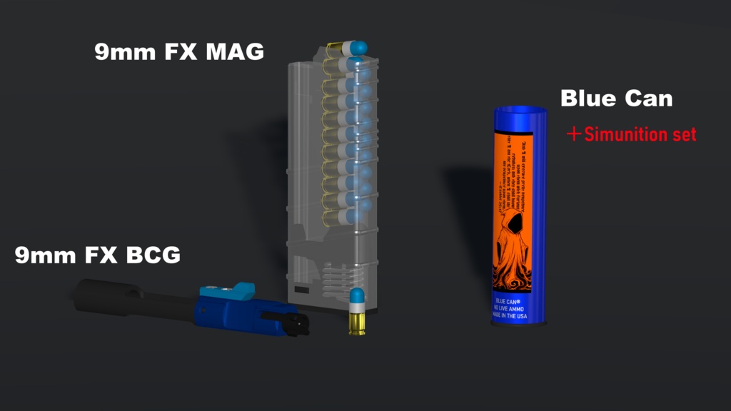 Simunition 9mm FX KIT