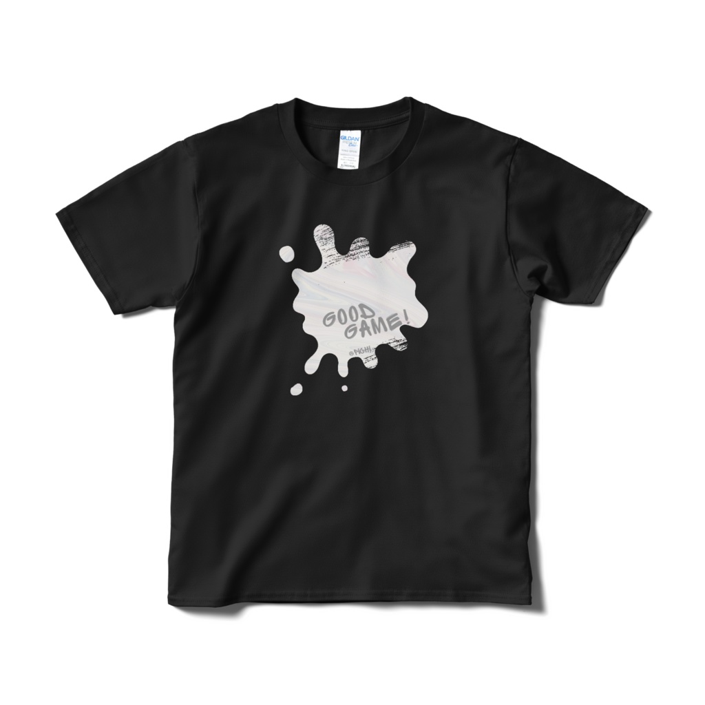 Good Game！Tシャツ ホワイトマーブルインク