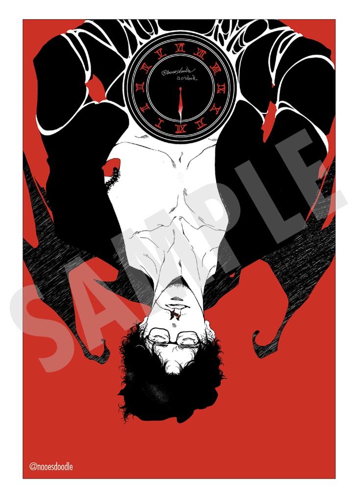 A5判カードセット【ころしやREDの足跡】①赤封筒仕様