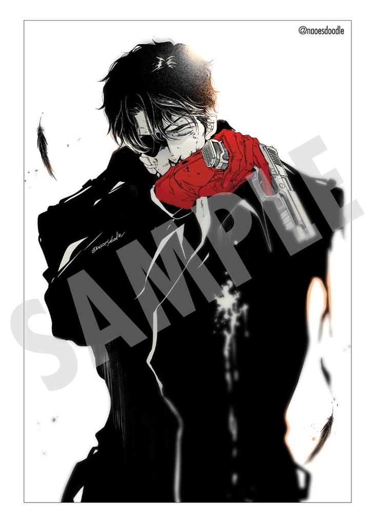 A5判カードセット【ころしやREDの足跡】②茶封筒仕様