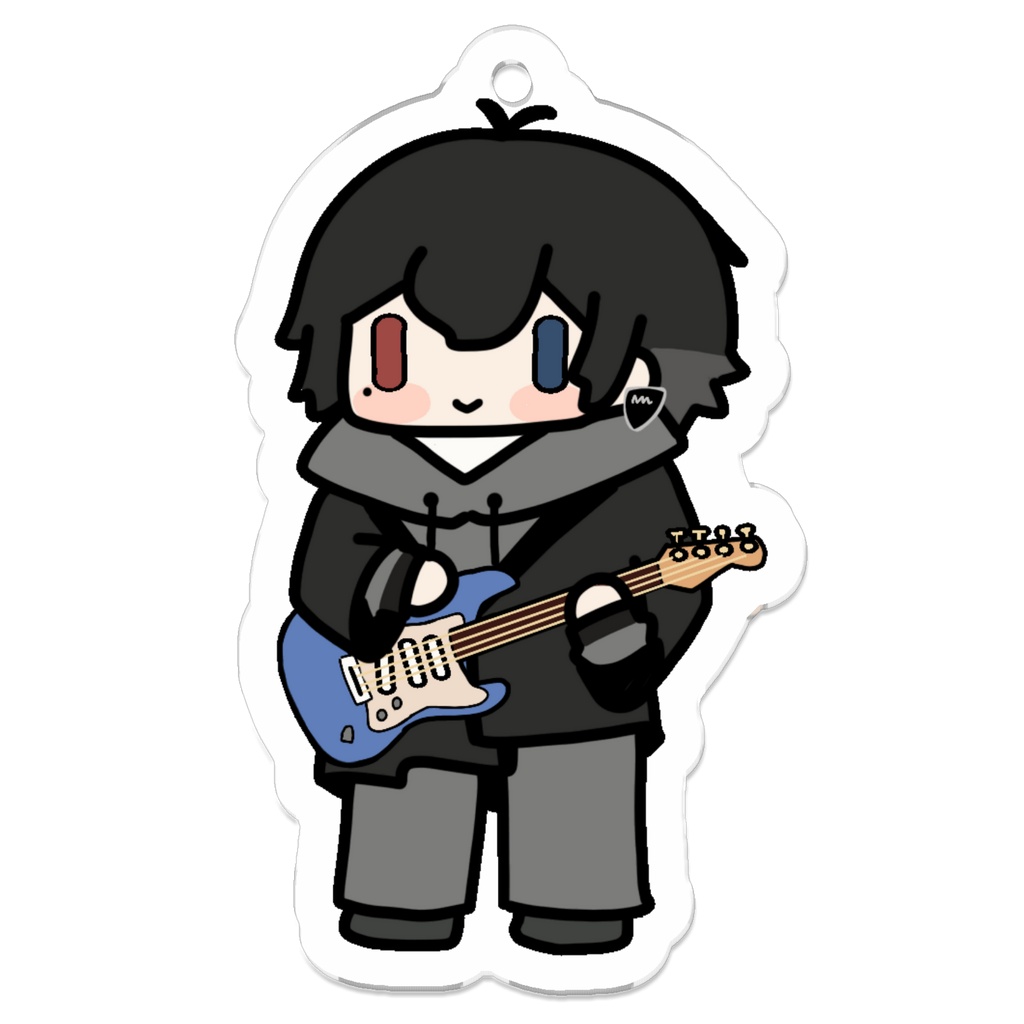 ギターを弾く音箱アクキー