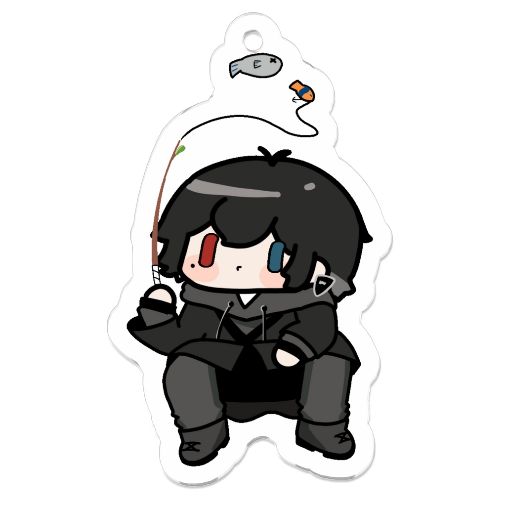 釣りをしてる音箱アクキー