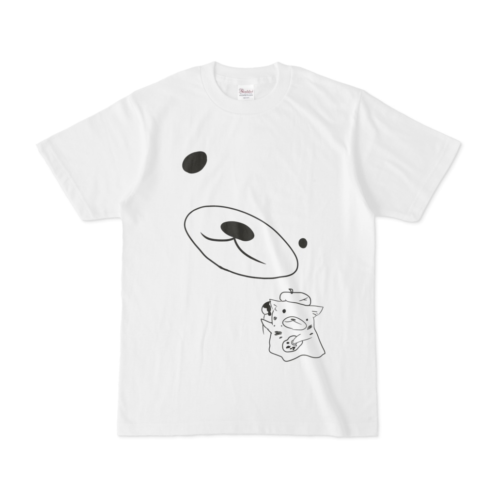 とろけんTシャツ ‐ 白地2種類