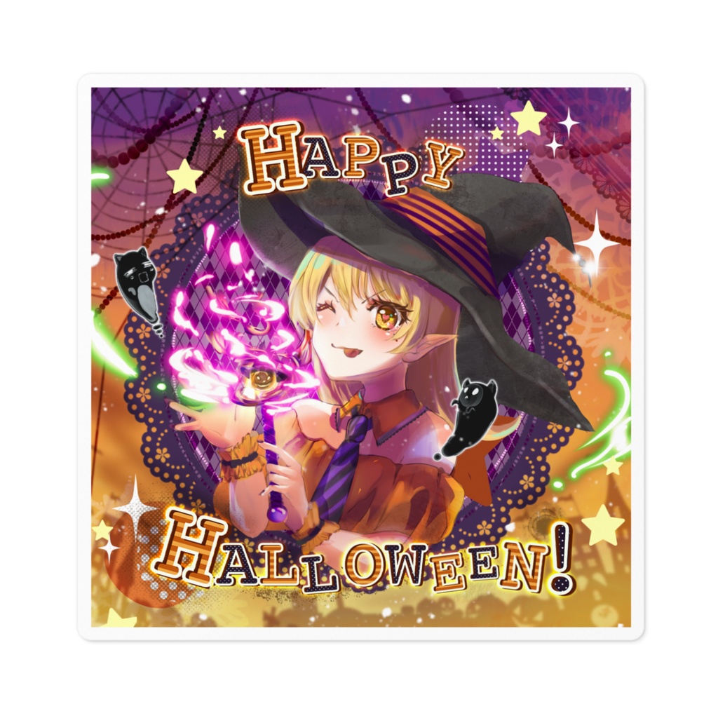 ステッカー：HAPPY🎃HALLOWEEN