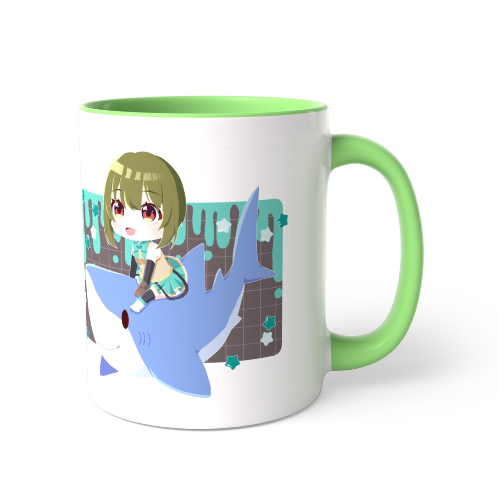 ユームちゃんツートンカラーマグカップ