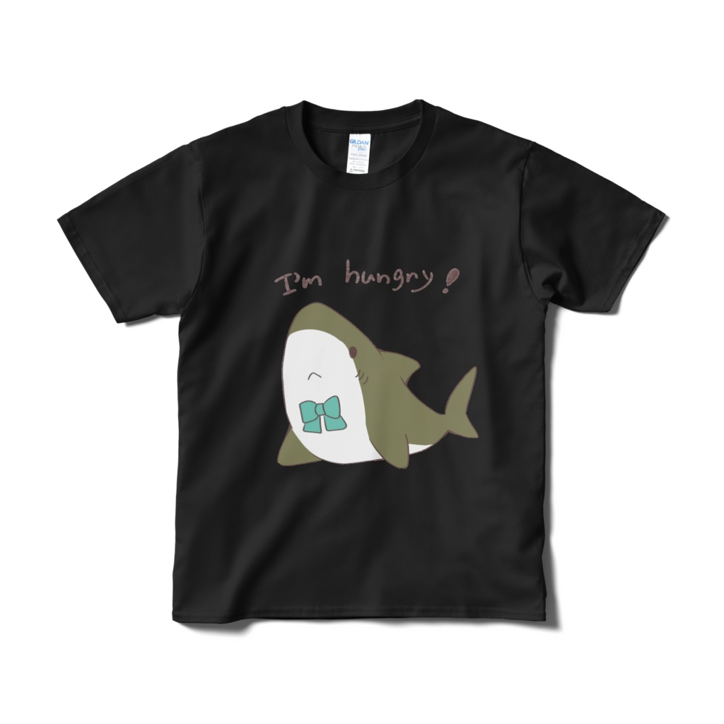 サメちゃんTシャツ・黒