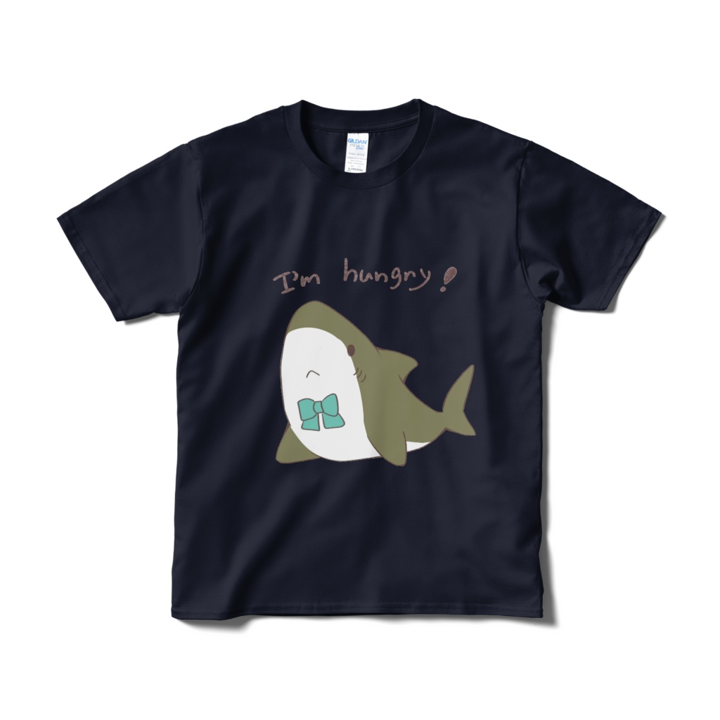 サメちゃんTシャツ・ネイビー