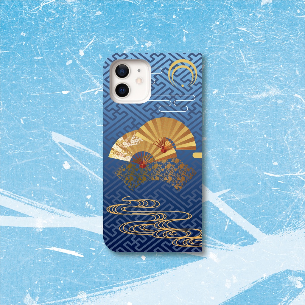 刀剣乱舞 三日月宗近イメージ 手帳型スマホケース