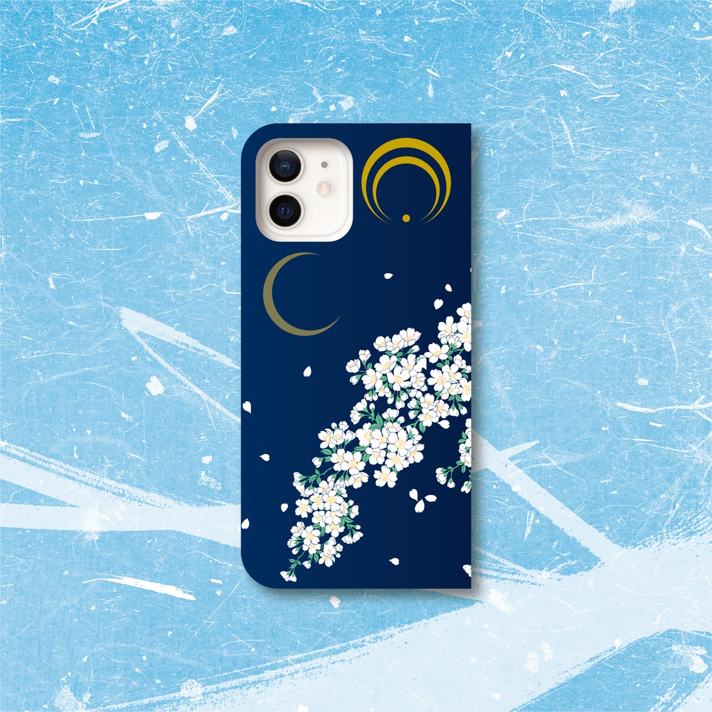 刀剣乱舞 三日月宗近イメージ 手帳型スマホケース