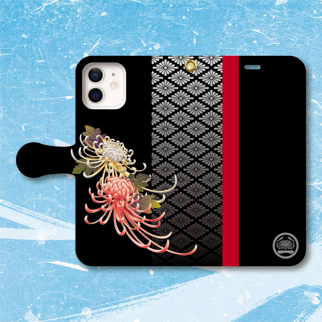 刀剣乱舞 一文字則宗(監査官)イメージ 手帳型スマホケース