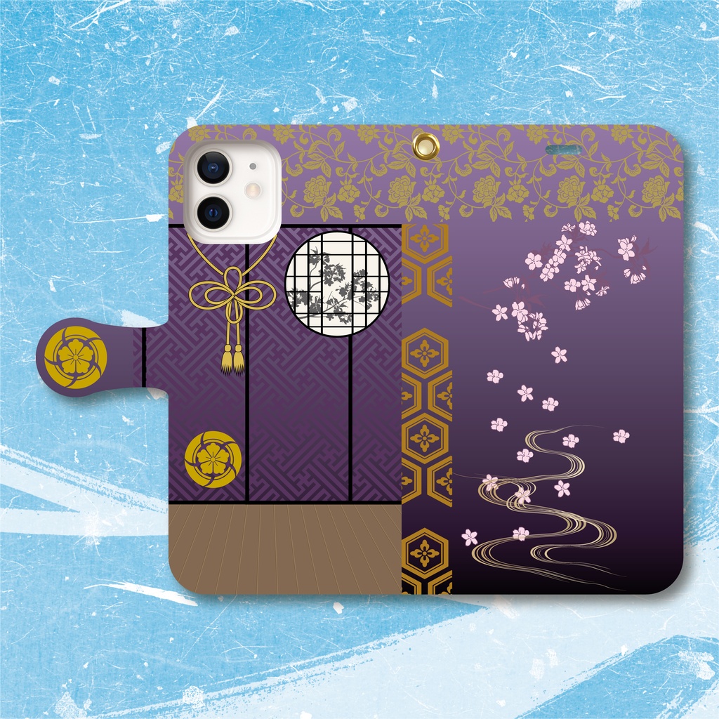 刀剣乱舞 へし切長谷部イメージ 手帳型スマホケース