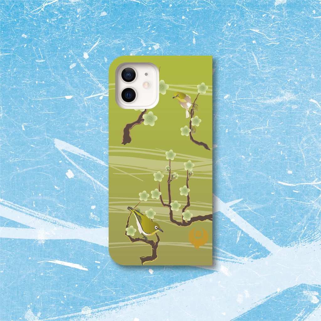 刀剣乱舞 鶯丸イメージ 手帳型スマホケース