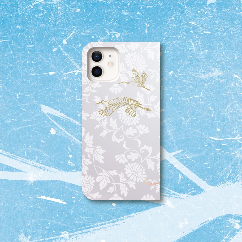 刀剣乱舞 鶴丸国永イメージ 手帳型スマホケース