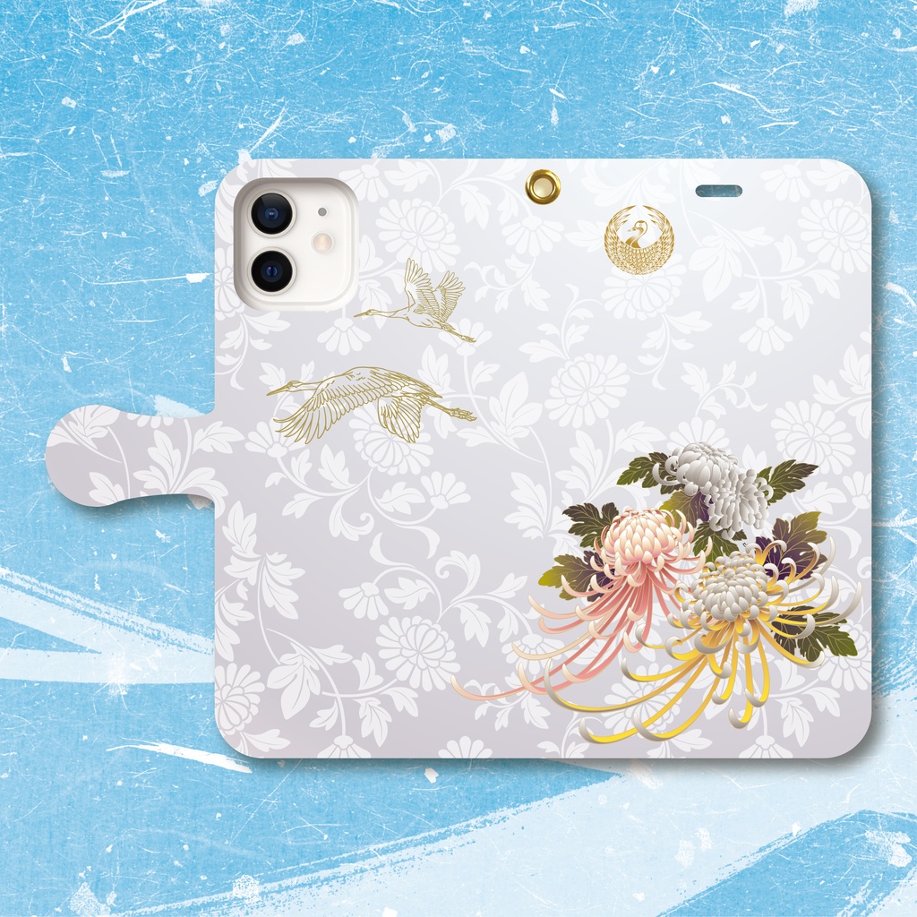 刀剣乱舞 鶴丸国永イメージ 手帳型スマホケース