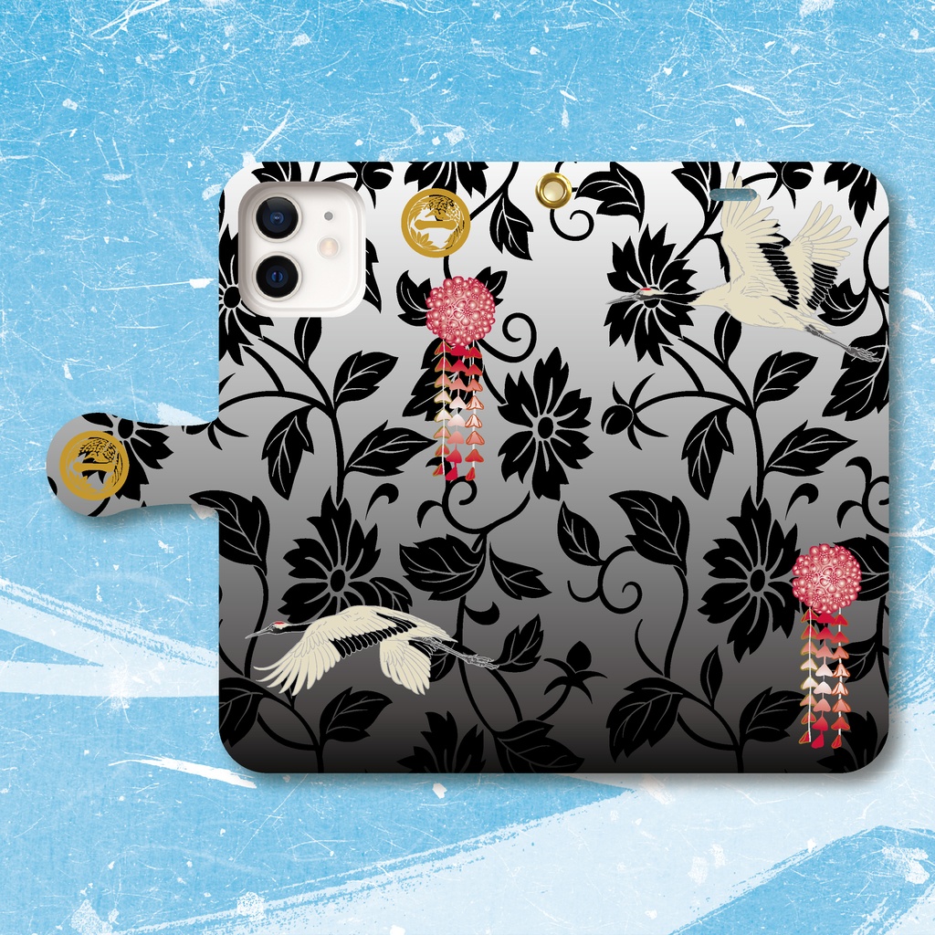 刀剣乱舞 姫鶴一文字イメージ 手帳型スマホケース