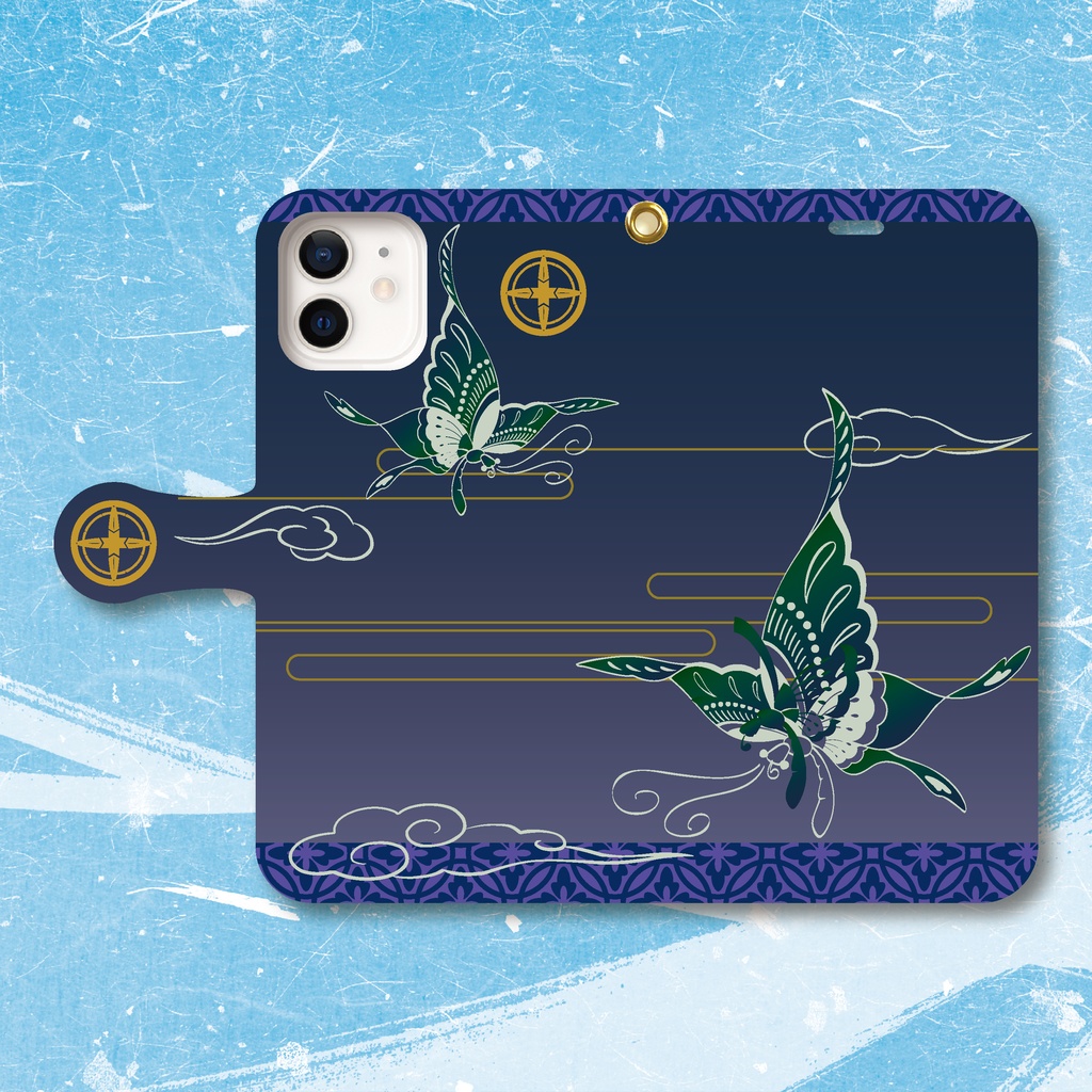 刀剣乱舞 笹貫イメージ 手帳型スマホケース