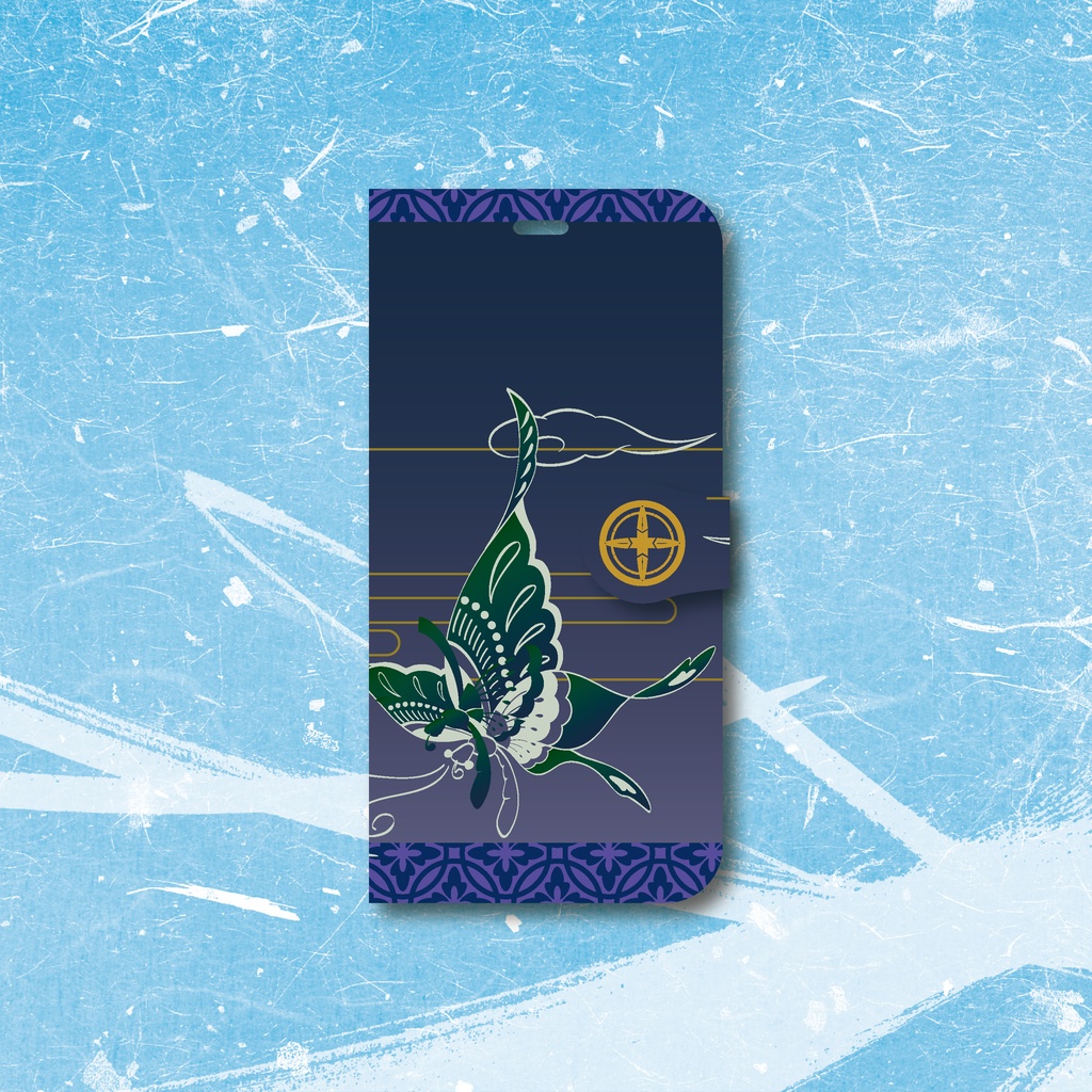 刀剣乱舞 笹貫イメージ 手帳型スマホケース