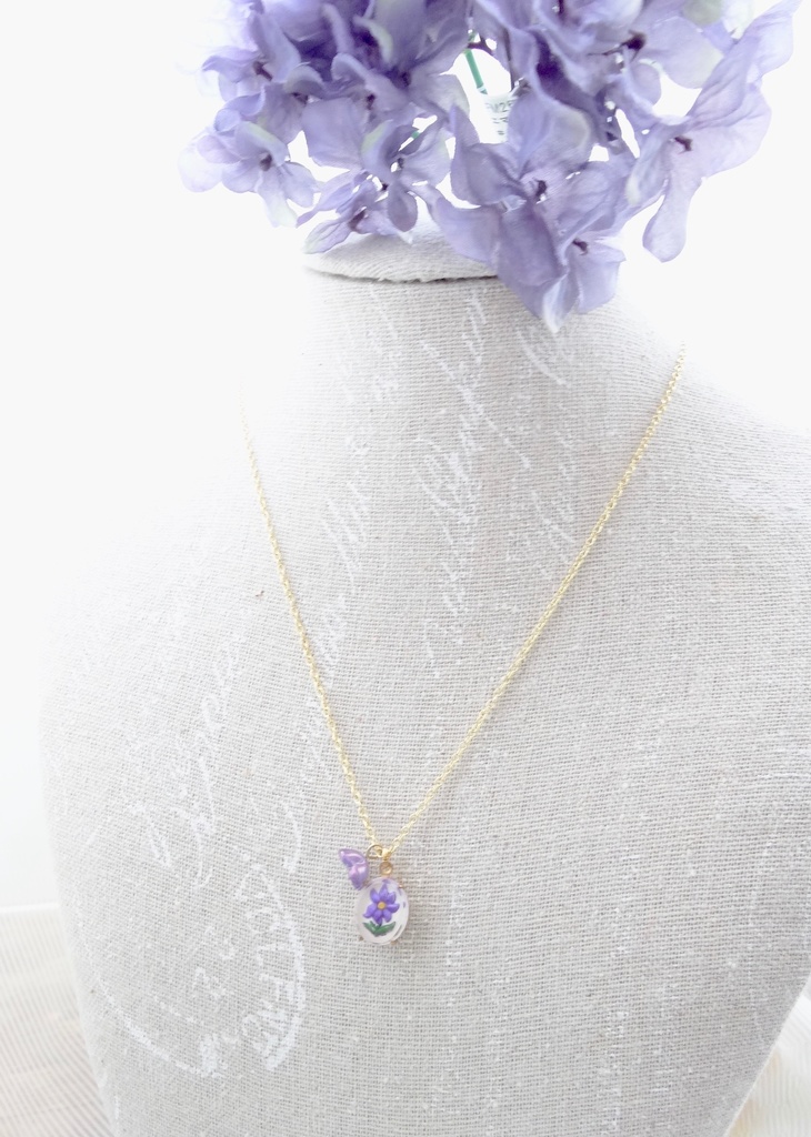 *ヴィンテージ* バルコニーフラワー 紫