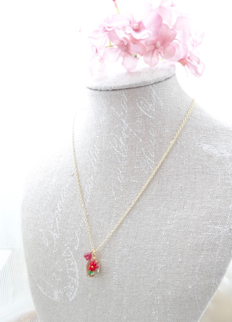 *ヴィンテージ* バルコニーフラワー 赤