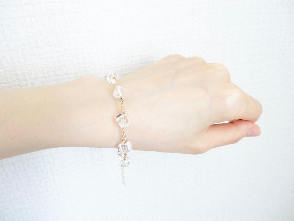 *天然水晶* セレストアイス ブレスレット