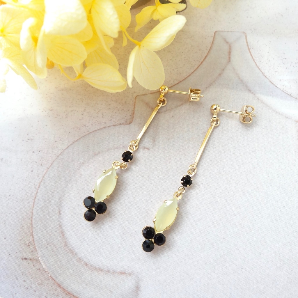 ❀髭切❀イメージピアス・ルミエール/パステルイエロー