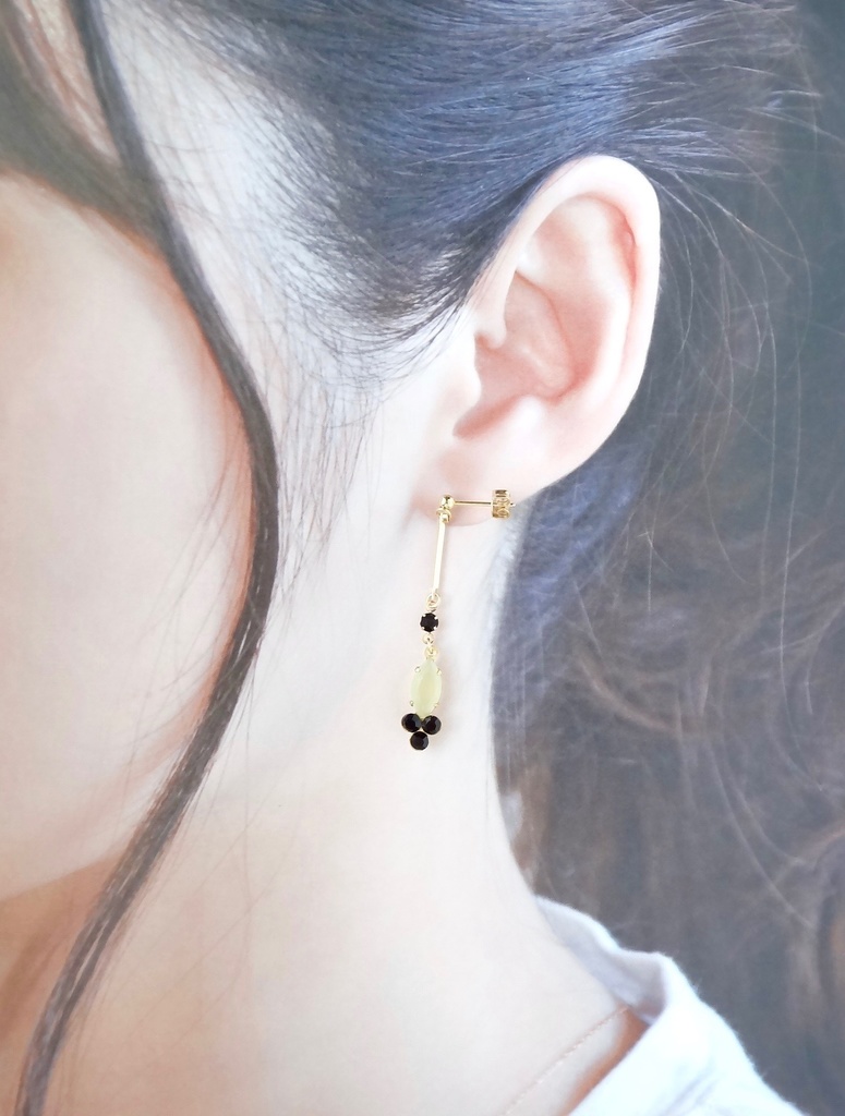 ❀髭切❀イメージピアス・ルミエール/パステルイエロー