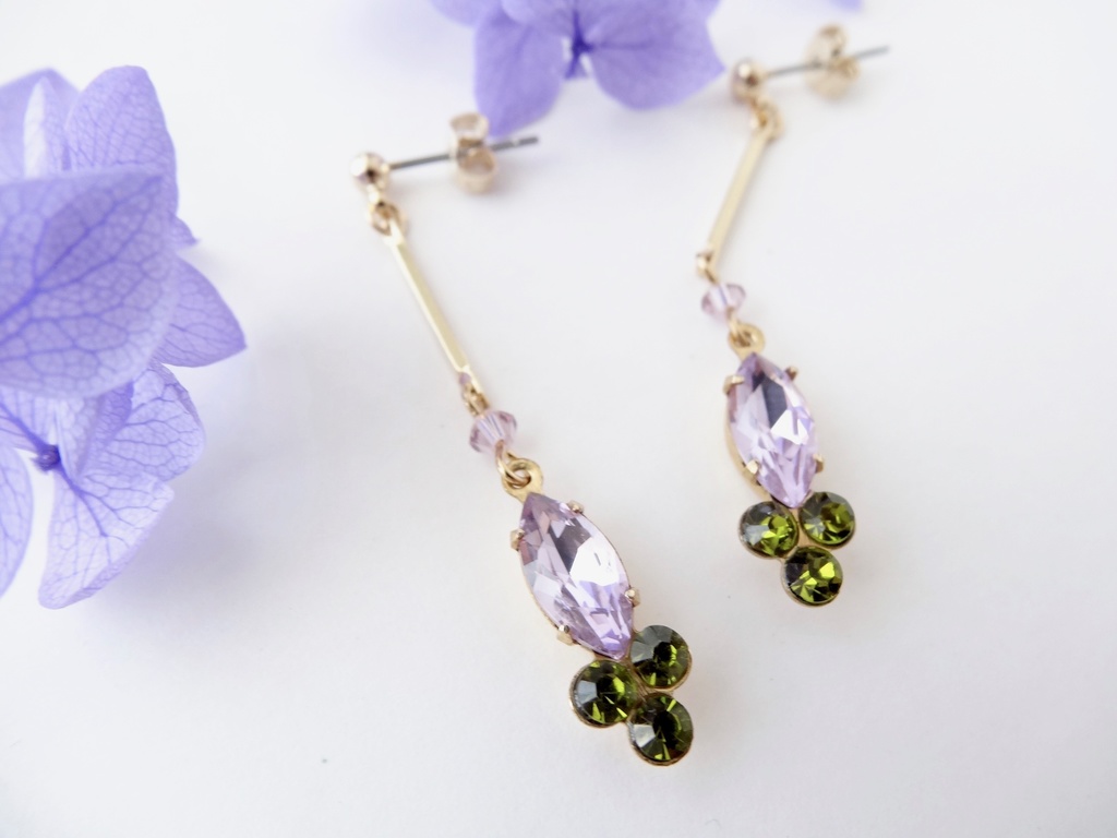 ❀へし切長谷部❀イメージピアス・ルミエール/ラベンダー