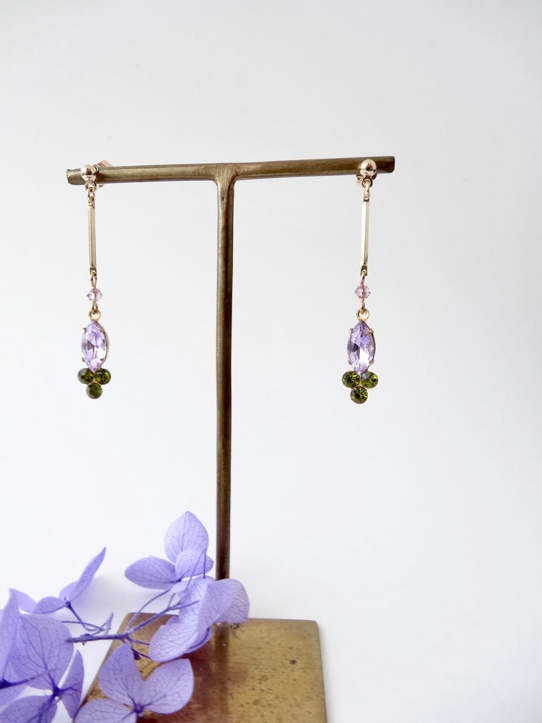 ❀へし切長谷部❀イメージピアス・ルミエール/ラベンダー