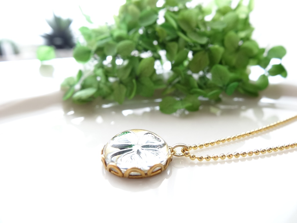 *ヴィンテージ* Happy Cloverネックレス