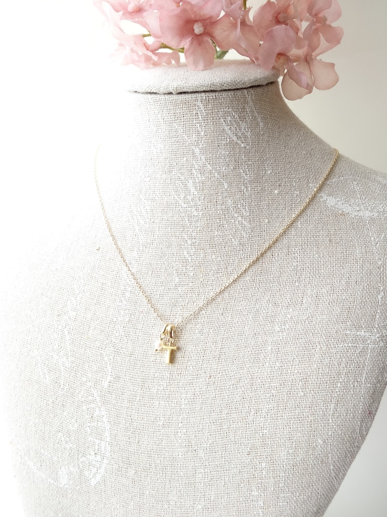 『T』イニシャルプチネックレス