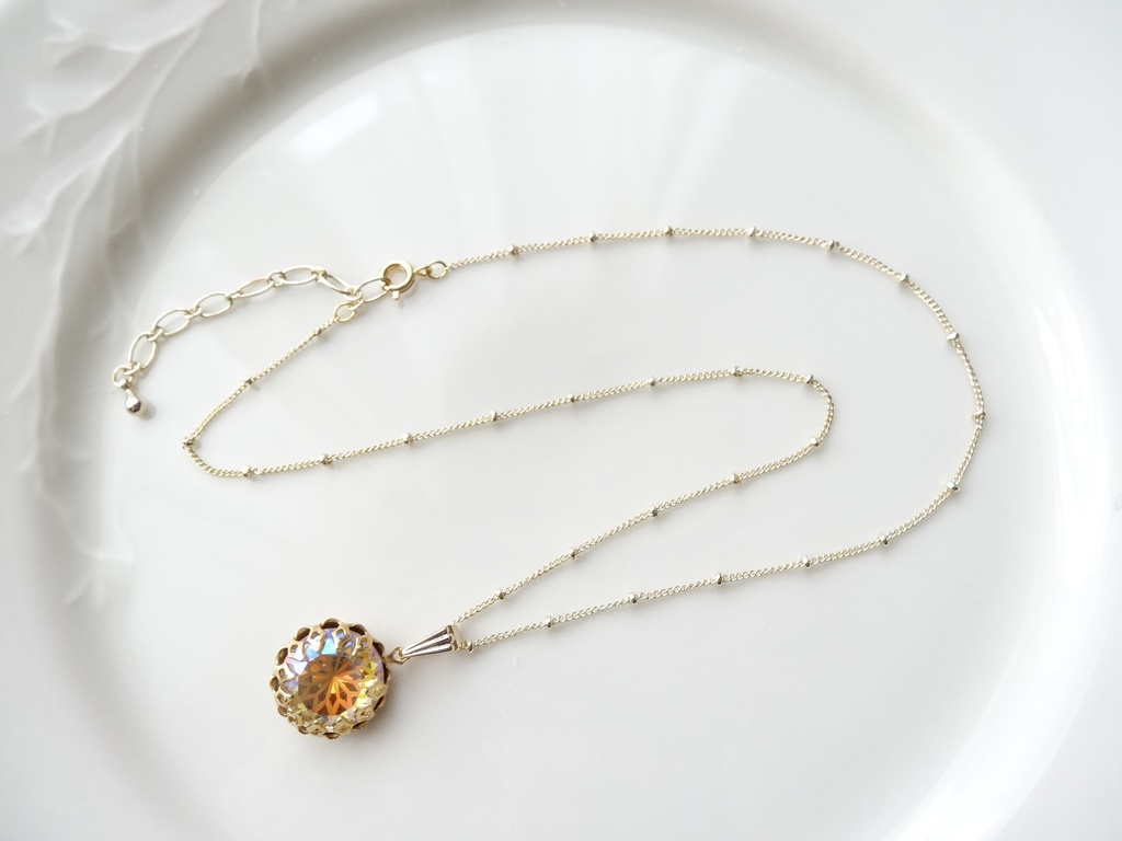 ステンドグラスフラワー・オレンジミックス