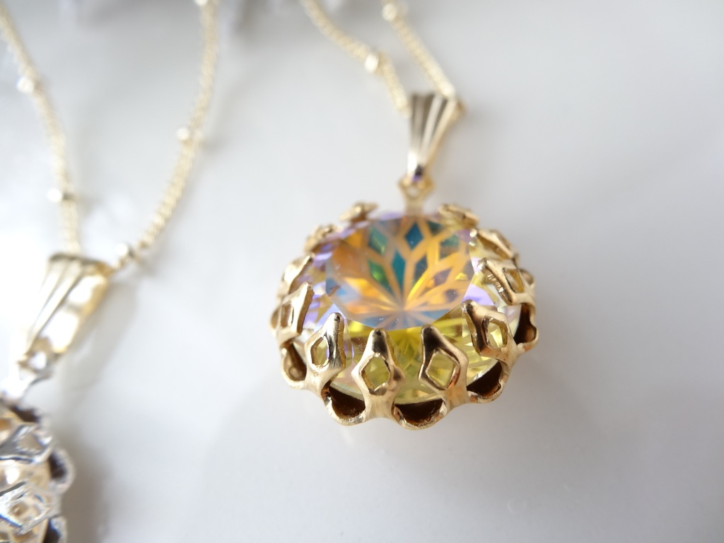 ステンドグラスフラワー・オレンジミックス