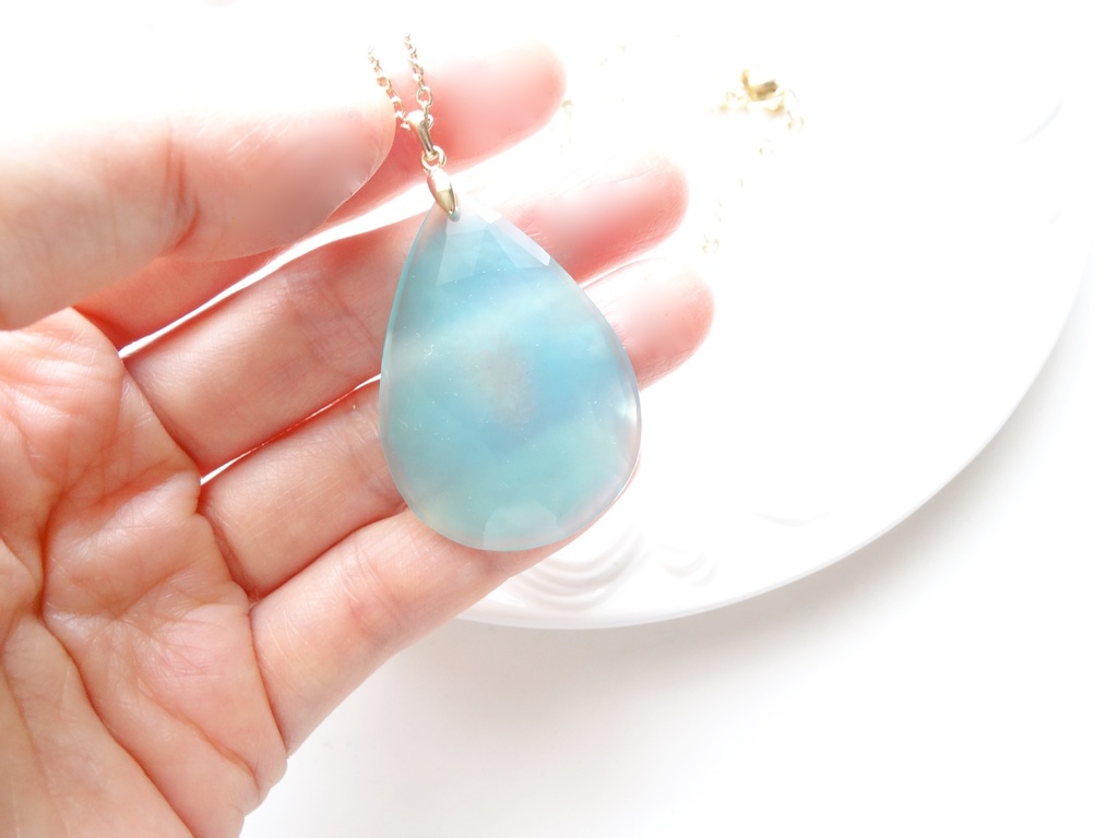 天然石シーブルーカルセドニー・サマービーチ2