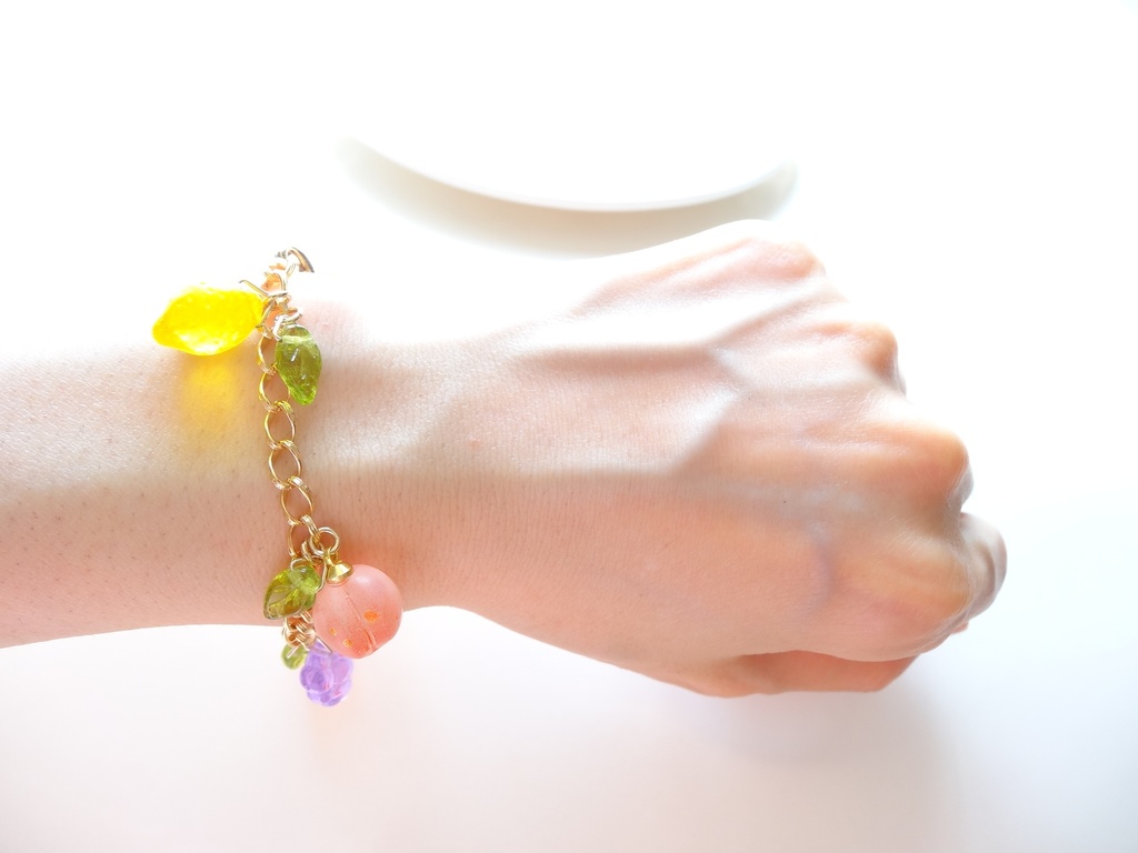 再販*ミックスフルーツのブレスレット