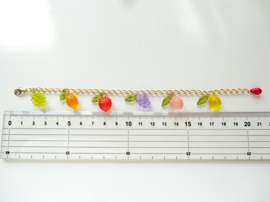 再販*ミックスフルーツのブレスレット