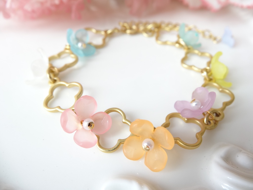 フロストハイドランジア ブレスレット