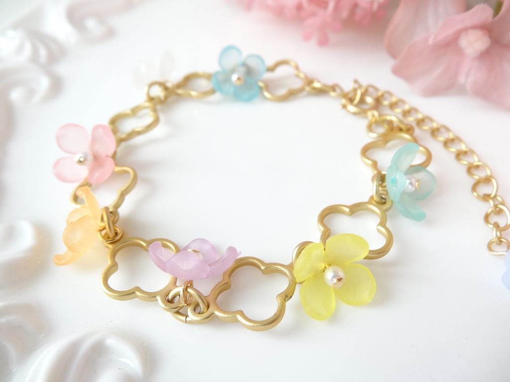 フロストハイドランジア ブレスレット