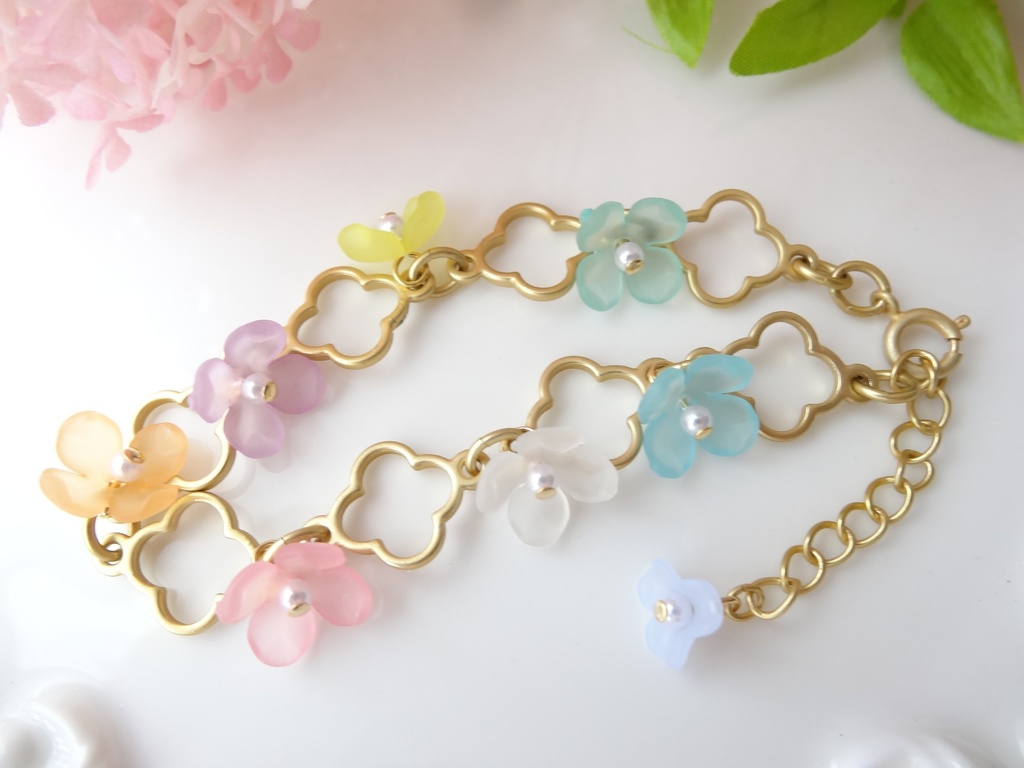 フロストハイドランジア ブレスレット