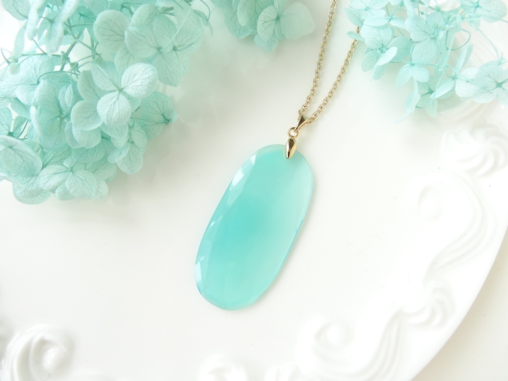 天然石シーブルーカルセドニー・サマービーチ3