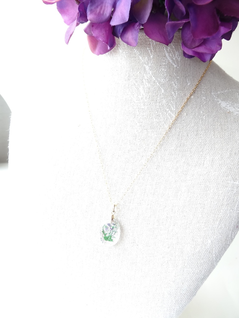 ヴィンテージ ・ベルフラワーネックレス