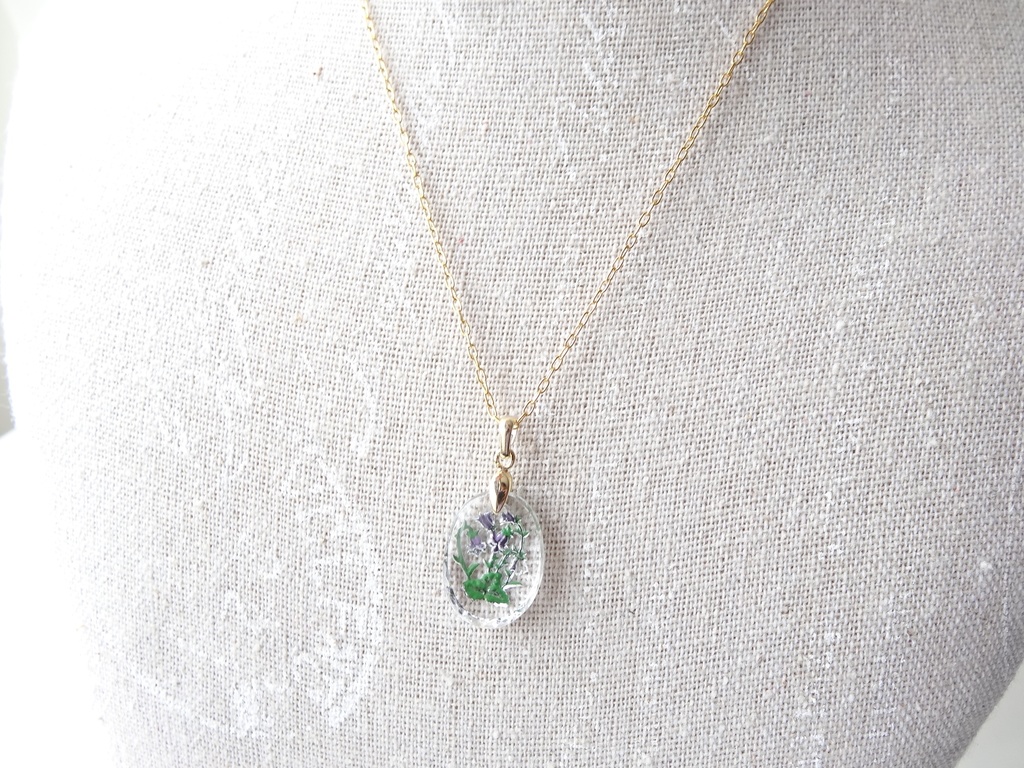 ヴィンテージ ・ベルフラワーネックレス