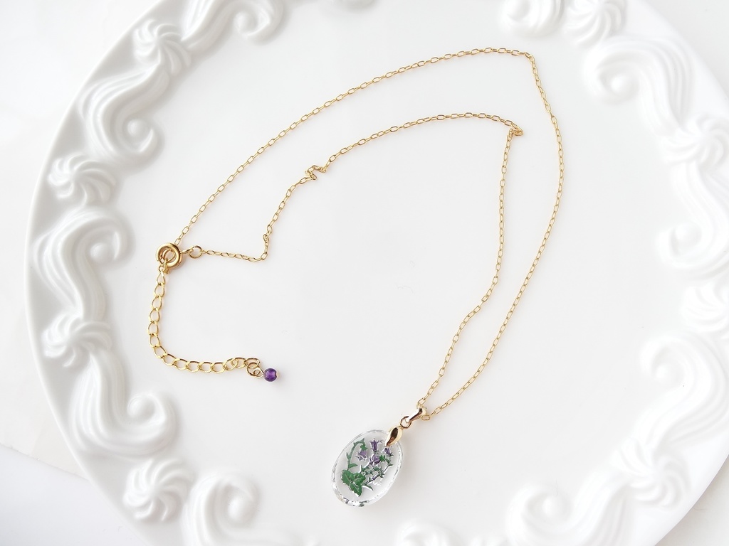 ヴィンテージ ・ベルフラワーネックレス