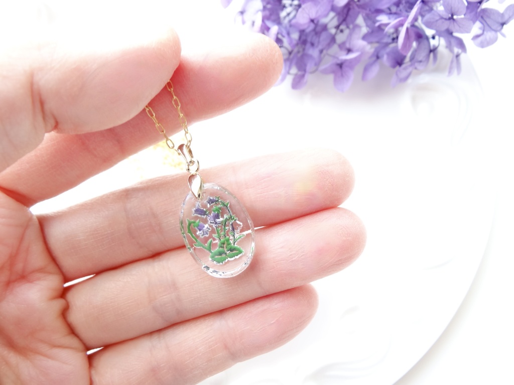 ヴィンテージ ・ベルフラワーネックレス