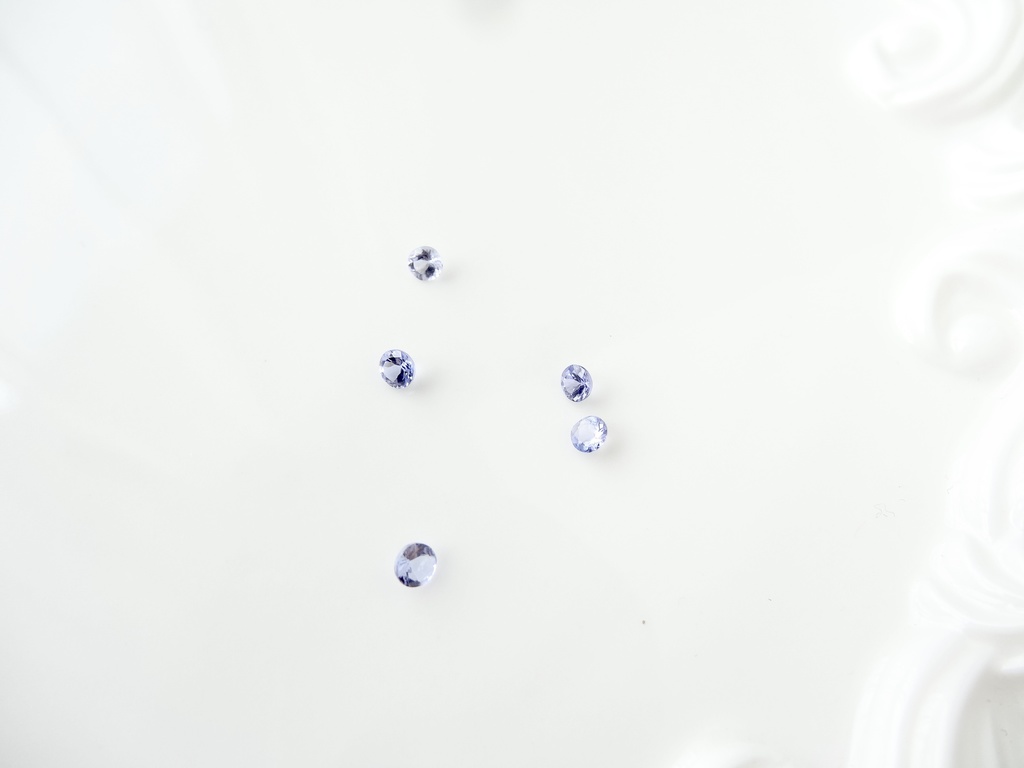 ★3mm★タンザナイト&K14gf 一粒ピアス