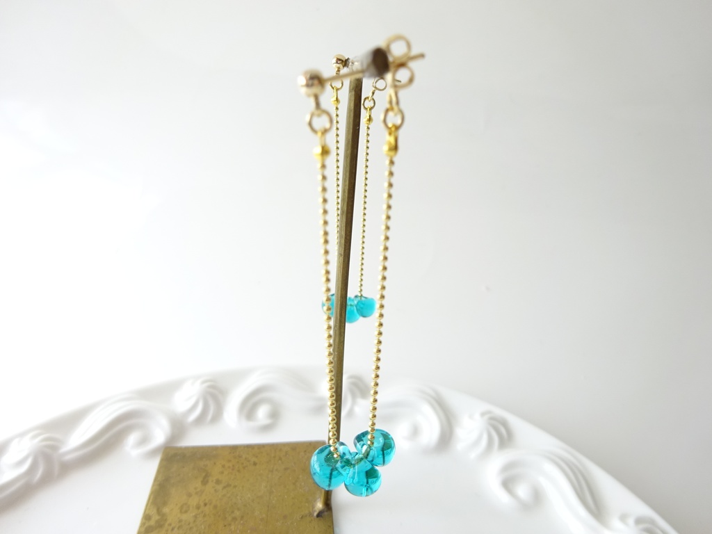 ラグーンドロップピアス