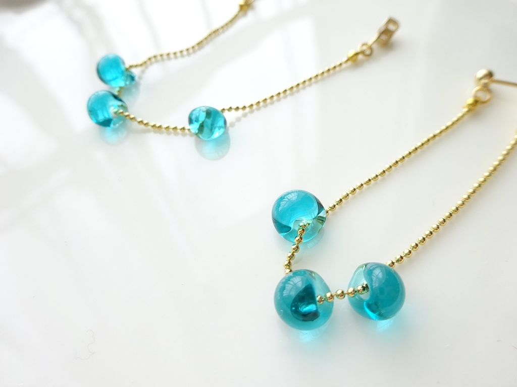 ラグーンドロップピアス