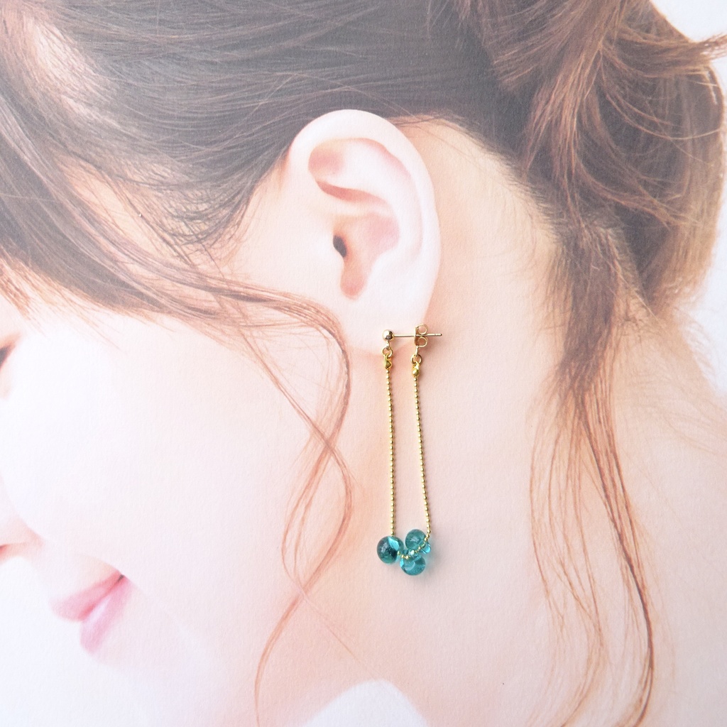 ラグーンドロップピアス