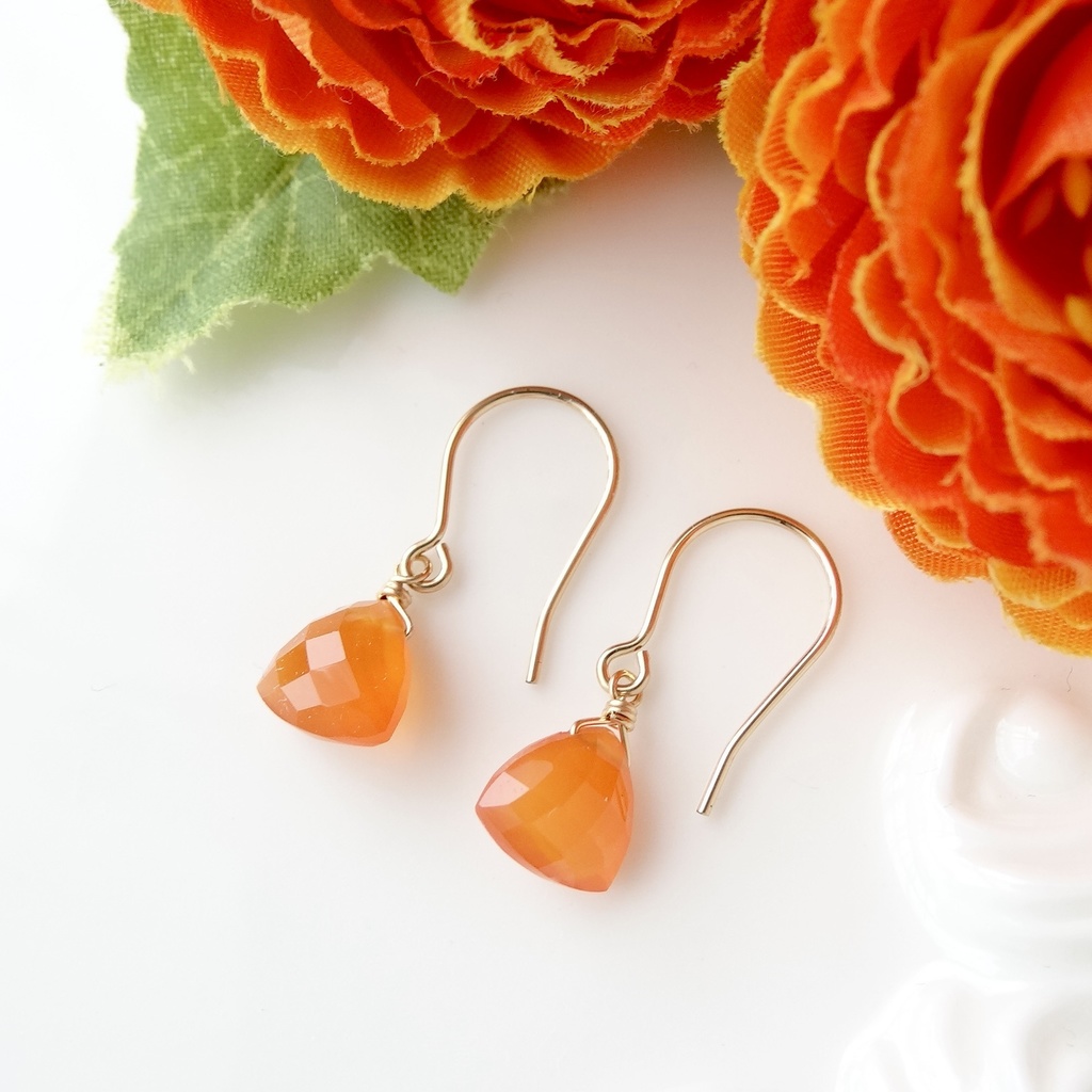 カーネリアンピアス・オランジェ