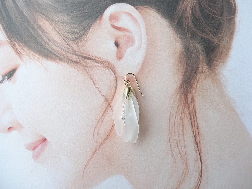 フロストスノードロップ(イヤリングOK)