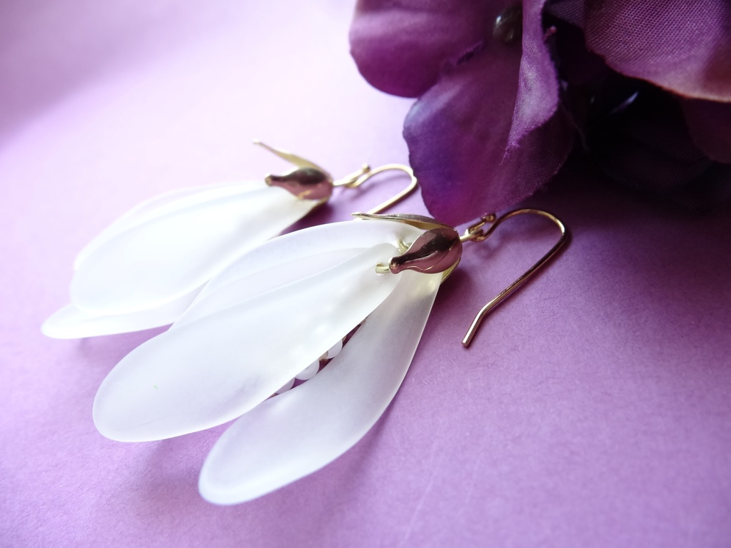 フロストスノードロップ(イヤリングOK)